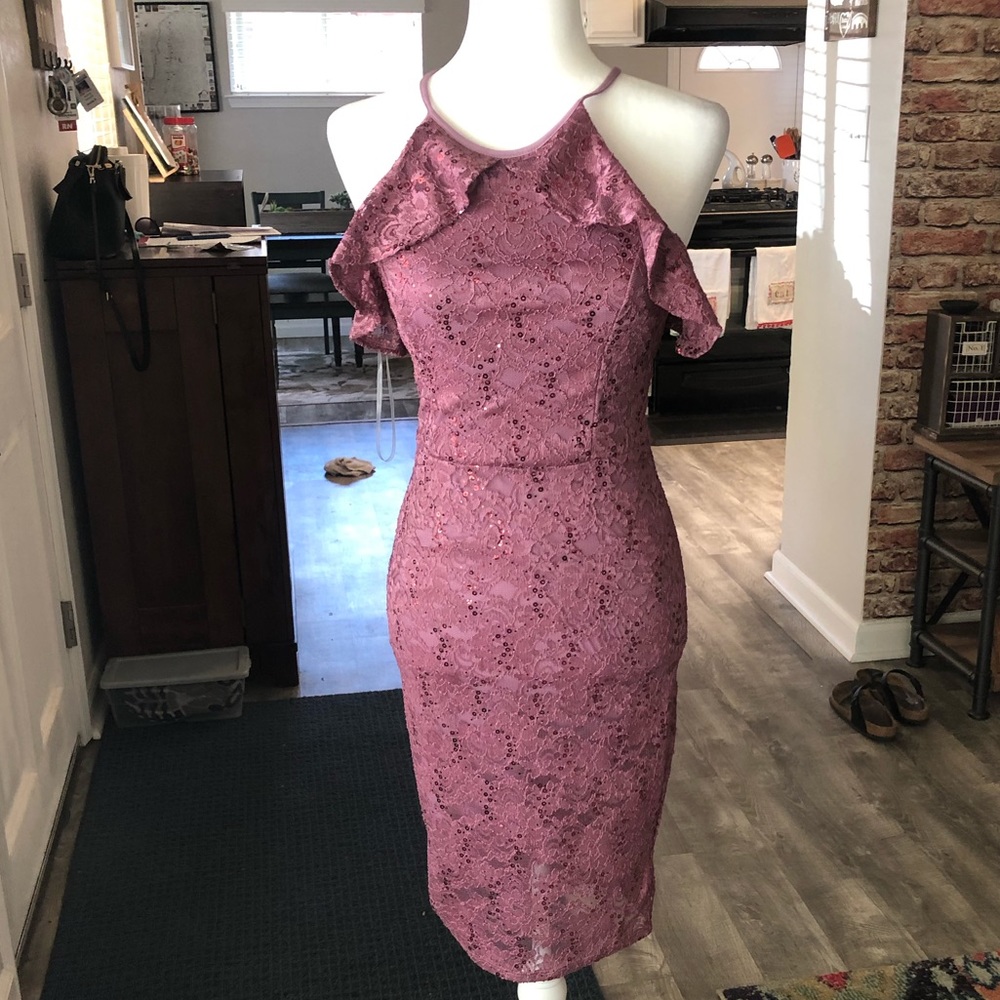 Gorgeous lace semi-formal dress